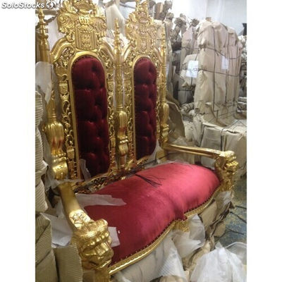 fauteuil trône double king