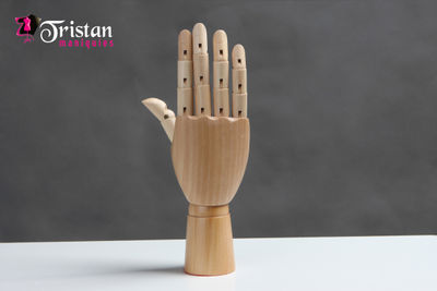 Female wooden hand articulable 25 CM - Foto 4