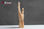 Female wooden hand articulable 25 CM - Foto 5