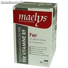 Fer Acide Folique &amp; Vitamine C 30 Gélules