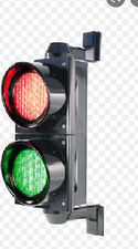 Feu de signalisation vert et rouge bicolore à LED 100mm*