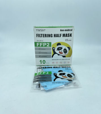 FFP2 Infantil panda azul 10pcs pack CE2163