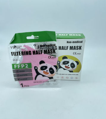 FFP2 Infantil panda rosa 10pcs pack CE2163