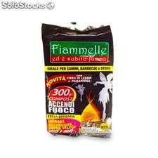 FiAMMELLE Grillanzünder aus Natürlichen Holz und Paraffin 300 gr.Packung