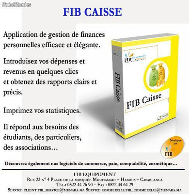 Fib caisse: Application de gestion de finances personnelles efficace et élégante