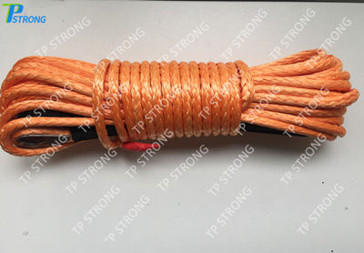 fibra de UHMWPE cuerda sintética cabrestante UTV/ATV winch rope - Foto 2
