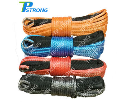 fibra de UHMWPE cuerda sintética cabrestante UTV/ATV winch rope - Foto 3