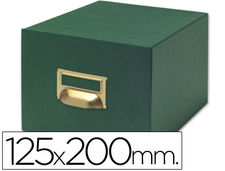 Fichero fichas tela verde 1000 fichas n.4 tamaño 125X200 mm