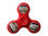 Fidget Spinner Toy - emoji happy red (glow in the dark) - 1