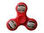 Fidget Spinner Toy - emoji happy red (glow in the dark) - Foto 4