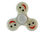Fidget Spinner Toy - emoji happy white (glow in the dark) - 1