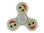Fidget Spinner Toy - emoji happy white (glow in the dark) - Foto 3