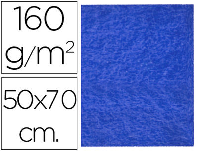 Fieltro liderpapel 50X70CM azul oscuro 160G/M2