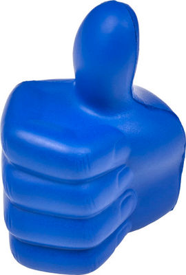 Figura antiestrés OK de PU en forma de mano con pulgar arriba