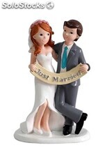 Figura pastel just married