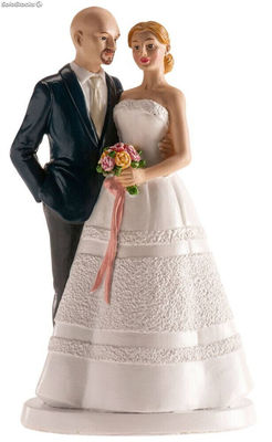 Figura pastel pareja boda 18 cm