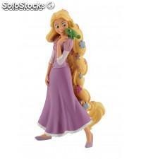 Figura Pvc Rapunzel con flor