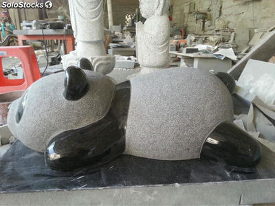Figuras animales tallado de granito Búho, y diseño personalizado - Foto 4