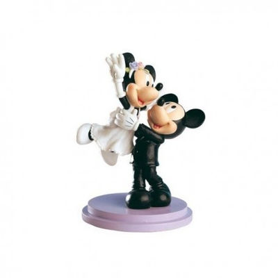 Figurine gâteau de mariage Mickey &amp; Minnie
