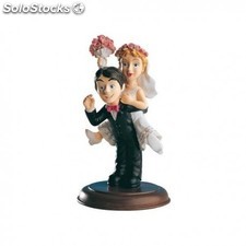 Figurine pour gâteau de mariage HAPPY