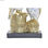 Figurka Dekoracyjna DKD Home Decor 14,5 x 9 x 26 cm Sowa Złoty Biały - 3