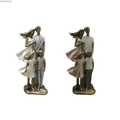 Figurka Dekoracyjna DKD Home Decor 17 x 10,5 x 35 cm Wielokolorowy Rodzina (2 Sz