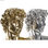 Figurka Dekoracyjna DKD Home Decor 24,5 x 17,5 x 36 cm Srebrzysty Złoty Popiersi - 2