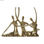 Figurka Dekoracyjna DKD Home Decor 25 x 9,8 x 44,5 cm Czarny Złoty Baletnica Rom - 2