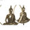 Figurka Dekoracyjna DKD Home Decor 26 x 11 x 40 cm Czarny Złoty Budda Orientalny - 4