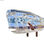 Figurka Dekoracyjna DKD Home Decor 40 x 10 x 30 cm Niebieski Brązowy Wieloryba - 2