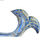 Figurka Dekoracyjna DKD Home Decor 40 x 10 x 30 cm Niebieski Brązowy Wieloryba - 3