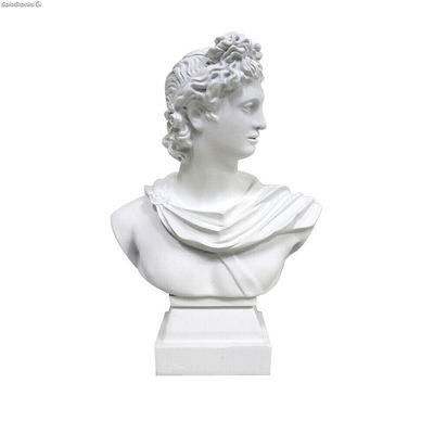 Figurka Dekoracyjna DKD Home Decor Apollo Biały Neoklasyczny 13,7 x 7,5 x 19,5 c