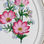Figurka Dekoracyjna DKD Home Decor Biały Różowy Kvety 17 x 2,5 x 21,6 cm (2 Sztu - 3