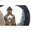 Figurka Dekoracyjna DKD Home Decor Czarny Złoty Budda Orientalny 20,8 x 6 x 18,5 - 3