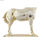 Figurka Dekoracyjna DKD Home Decor Koń Czarny Złoty Żywica (30 x 11,5 x 26 cm) - 2