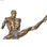 Figurka Dekoracyjna DKD Home Decor Świat Złoty Żywica Gimnastyk Nowoczesny (29 x - 2