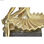 Figurka Dekoracyjna DKD Home Decor Tancerka Złoty Żywica Ciemny szary (21,5 x 23 - 2