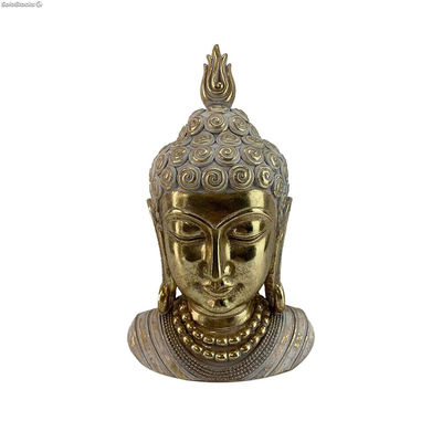 Figurka Dekoracyjna DKD Home Decor Złoty Budda Orientalny 18,5 x 14 x 29 cm