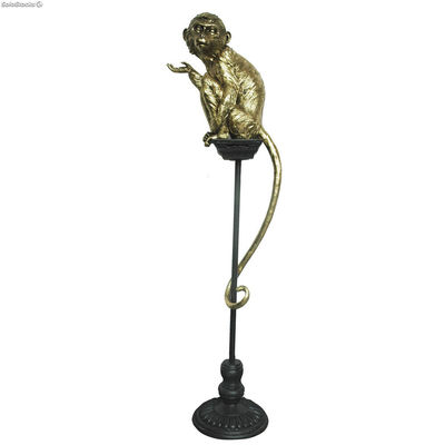 Figurka Dekoracyjna DKD Home Decor Złoty Metal Żywica Kolonialny Małpa (32 x 21