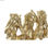 Figurka Dekoracyjna DKD Home Decor Złoty Żywica Kolonialny Małpa 13 x 11 x 19,5 - 2