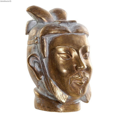 Figurka Dekoracyjna DKD Home Decor Złoty Żywica Orientalny Głowa 11,5 x 12 x 18