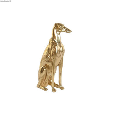 Figurka Dekoracyjna DKD Home Decor Złoty Żywica Pies (42,5 x 25,5 x 78 cm)