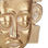 Figurka Dekoracyjna Indianin Złoty Polyresin (17,5 x 36 x 10,5 cm) - 2