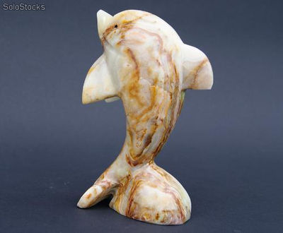 Figurka delfin - 16 cm - onyks - Zdjęcie 2