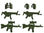 Figurki zabawki żołnierzyki żołnierze armia wojsko - Zdjęcie 2