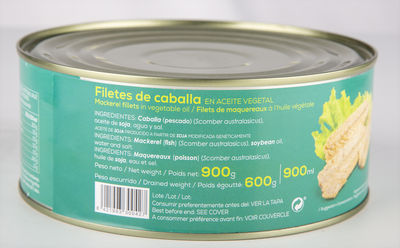 Filete caballa santoña 900GR aceite vegetal c/12 - Foto 2