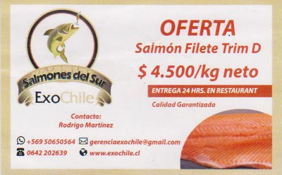 Filete salmon trim d