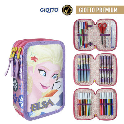 Filled pencil case triple giot