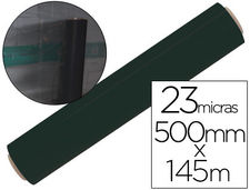 Film extensible q-connect manual ancho 500 mm largo 145 mt espesor 23 micras