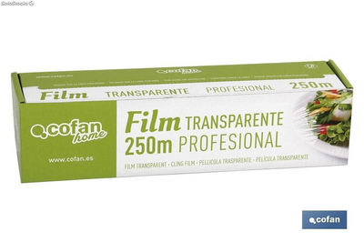 Film Transparente para uso profesional | Estuche con sierra de corte | Especial